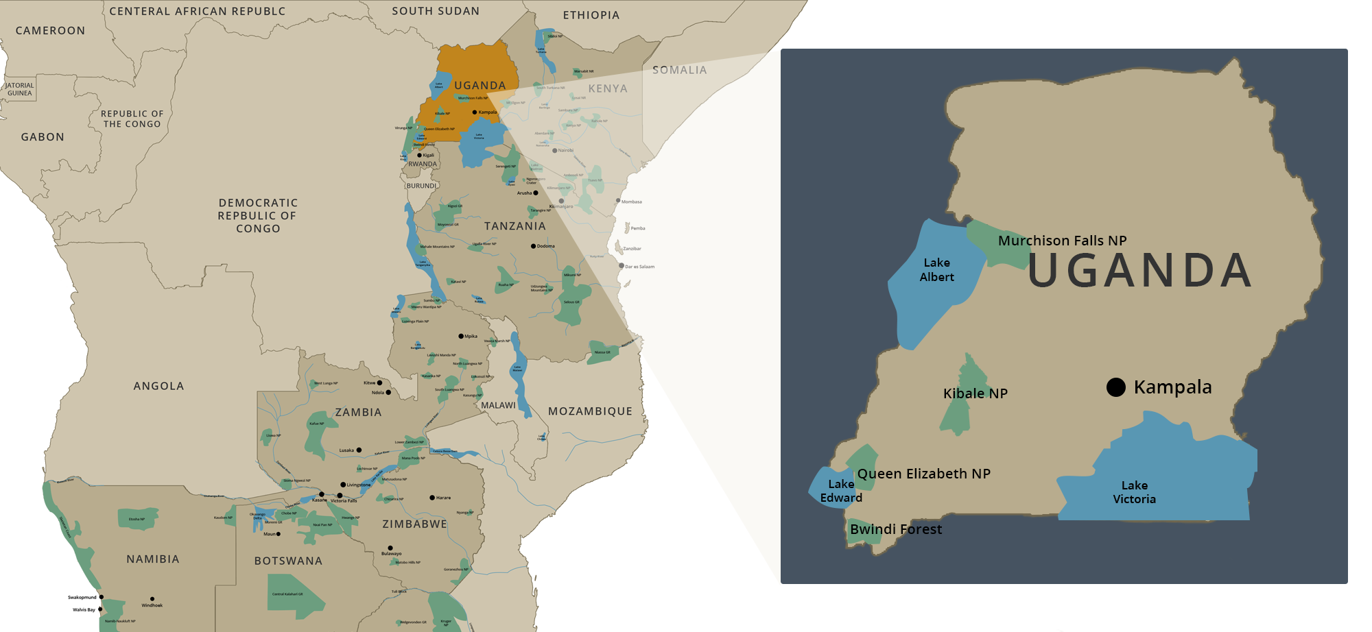 BLT Uganda Map